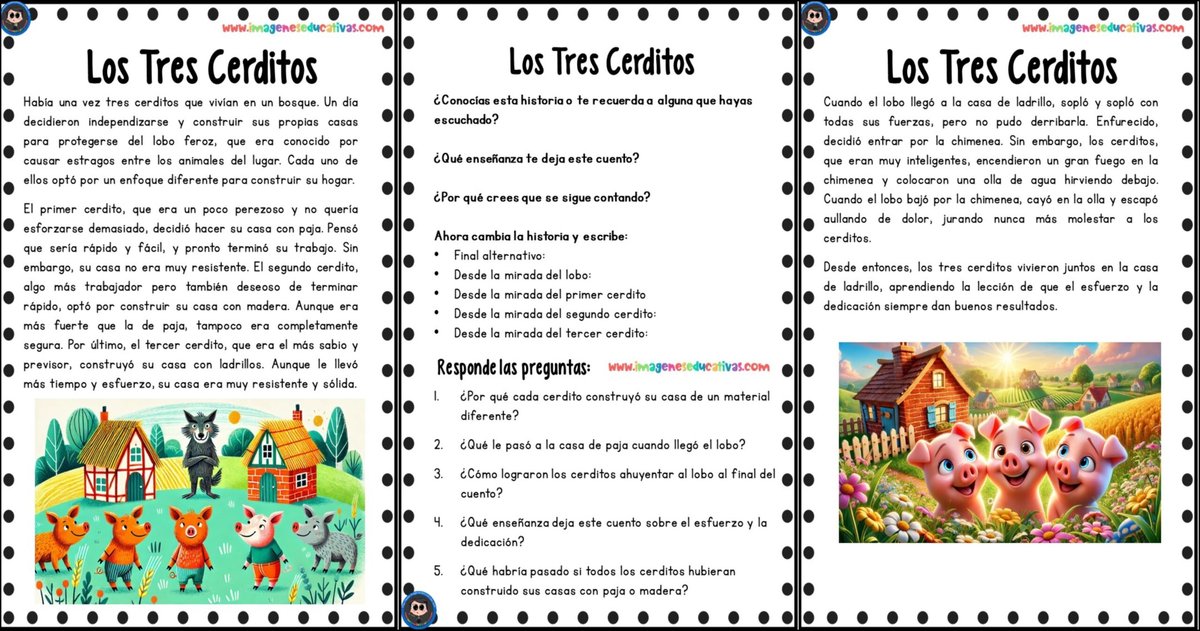 Narrative & Origins of Los Tres Cerditos Evolving Story